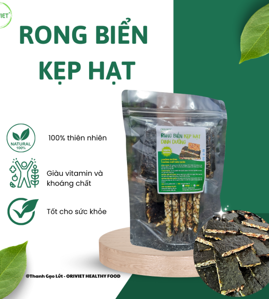 Bánh Rong Biển Kẹp Hạt 250g Oriviet