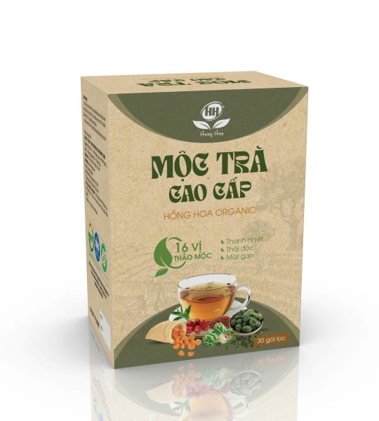 Mộc Trà Cao Cấp Hồng Hoa Organic – Trà Thảo Mộc Thanh Lọc Cơ Thể, Tốt Cho Gan & Giấc Ngủ